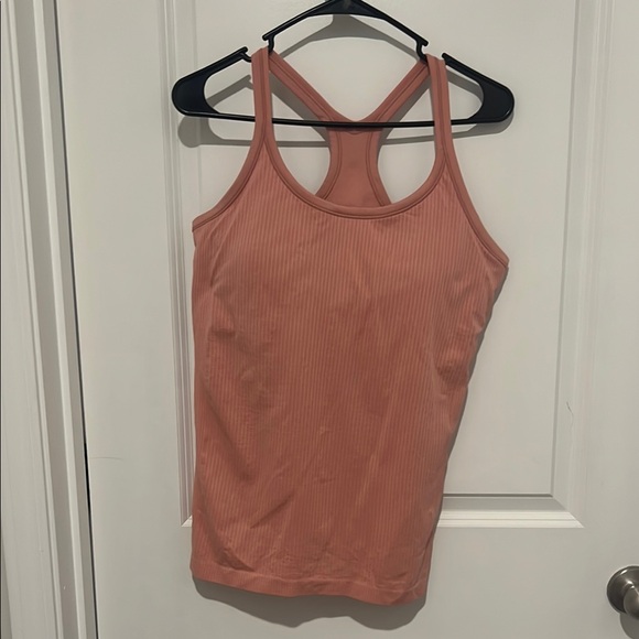 LULULEMON EBB TO STREET TANK PINK PUFF SZ 12 - Picture 3 of 6